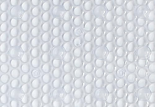 Splash Home Clear PVC Bathtub Mat Non-Slip