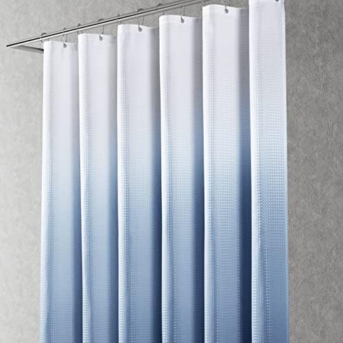 Naturoom Blue Ombre Shower Curtain Set 72x84 Inches 1
