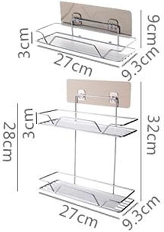 Shower Shelf Racks with Hook for Bathroom Storage