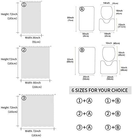 ZOE GARDEN Visual Vortex Optical Shower Curtain Set 1