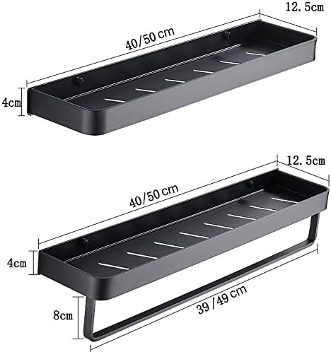 ANNBKA Wall Mounted Shower Shelf with Towel Bar