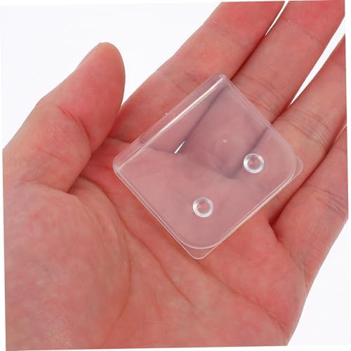HEALLILY 4Pcs Transparent Shower Curtain Clips 1