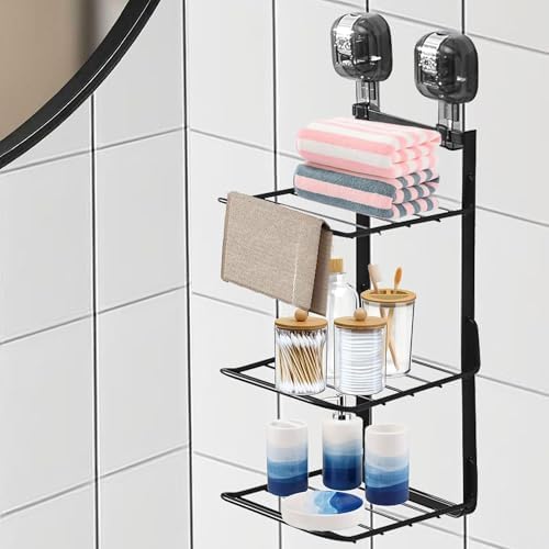 KINGFINGER 3 Tier Shower Caddy with Suction Cup 1