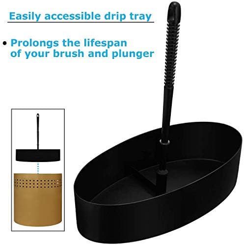 Blue Donuts Toilet Brush and Plunger Set with Holder 1