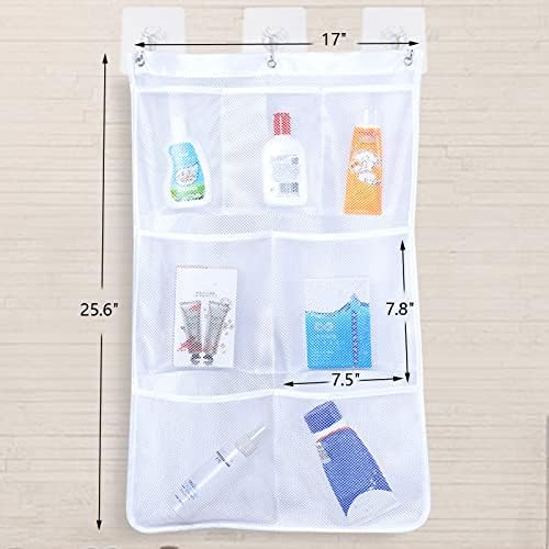 Starsouce Mesh Shower Caddy with 7 Pockets Quick Dry Organizer