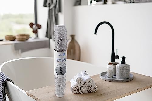 Splash Home Braid Weave Non-Slip Bathtub Mat