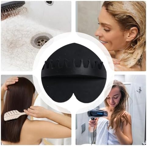 Silicone Bathtub Hair Catcher with Suction Cup