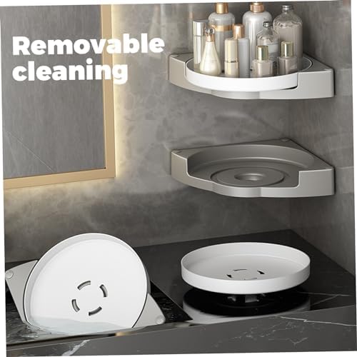Shower Caddy Corner 2PCS 360 Rotating Organizer