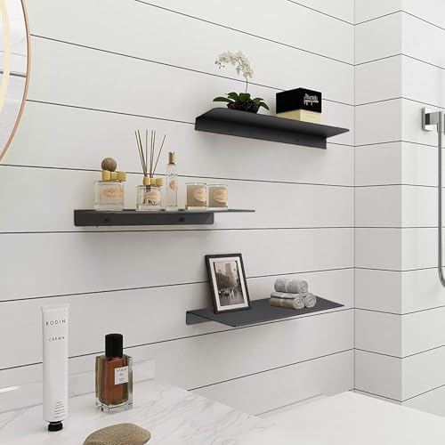 2 Pack Aluminum Shower Caddy Shelf with Self-Adhesive Installation