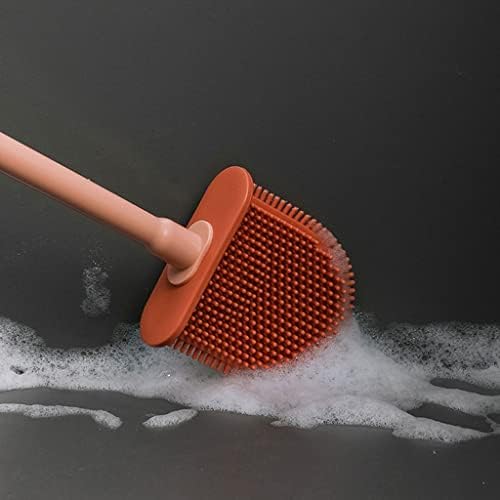 INKTUS Toilet Brush with No-Slip Handle and Quick Drying Holder Set