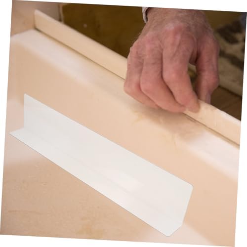 HOMSFOU Bathtub Corner Splash Guard Water Barrier