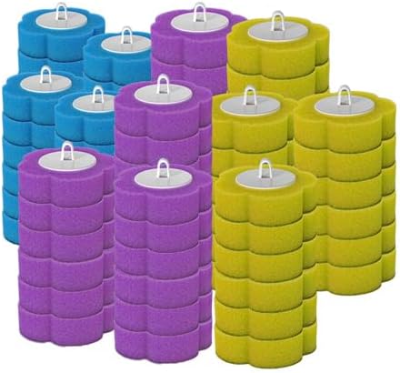 KIRIKIT Toilet Brush Kit with 48 Refills and Holder