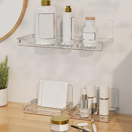 Alipis 2pcs Floating Shower Shelves Organizer