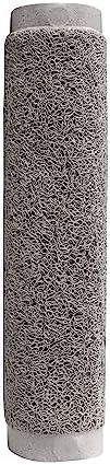 Splash Home Non-Slip Loofa Bathtub Mat 30x17 Inches PVC - Grey