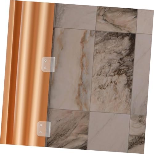 4 Pack ABS Shower Curtain Keepers Self Adhesive Clips