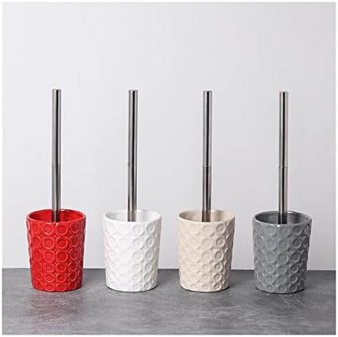 INPETS Toilet Brush Holder Set with Ceramic and Stainless Steel