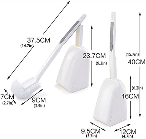 YYDS Toilet Brush with Holder and Base for Easy Cleaning