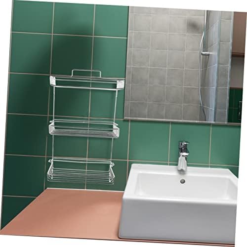 COSMEVIVI Stainless Steel Wall Mounted Shower Caddy