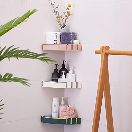 Shower Caddy with Drain Hole and Storage Blue 205x205CM