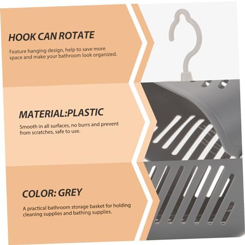 Ciieeo Hanging Shower Basket Modern Bathroom Accessory