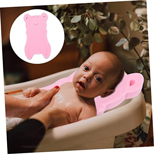 Pink Cartoon Bath Mat Non-Slip Sponge Cushion for Babies
