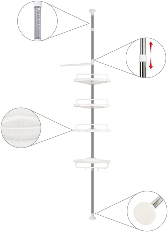 ILSMU Detachable Shower Storage Tray Organizer