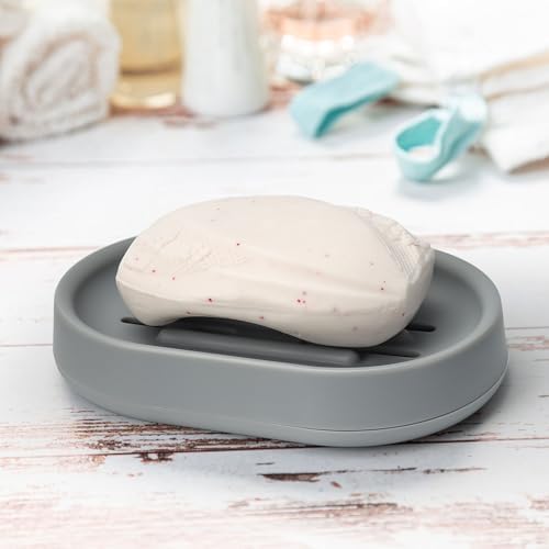 Topsky 2 Pack Soap Dishes with Drip Tray 1