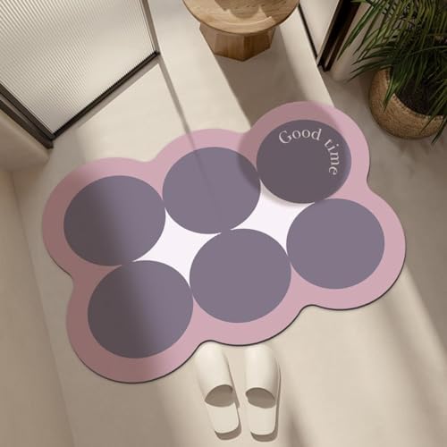 Diatomaceous Earth Bath Mat - Non Slip Fast Drying Easy to Clean