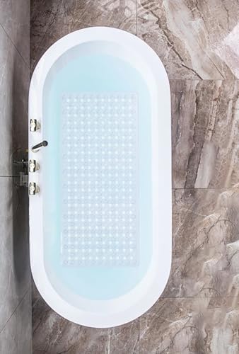 Mantto Non Slip Bath Mat with Suction Cups
