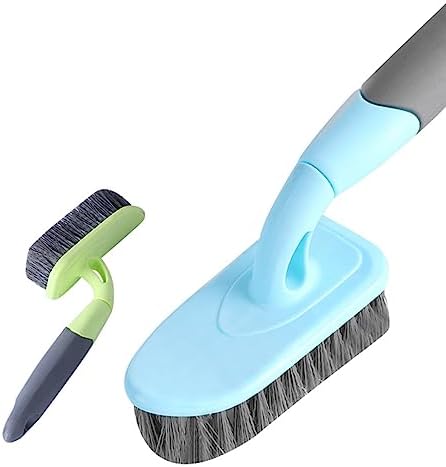 MEZUMI Rubber Coated Tile Floor Brush with Hook