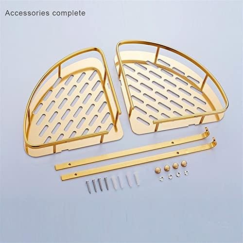 ANNBKA Gold Shower Caddy Wall Mounted Organizer