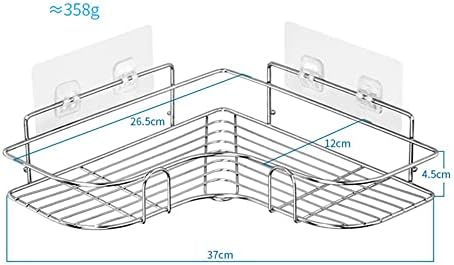 Stainless Steel Triangular Shower Caddy Organizer Rack