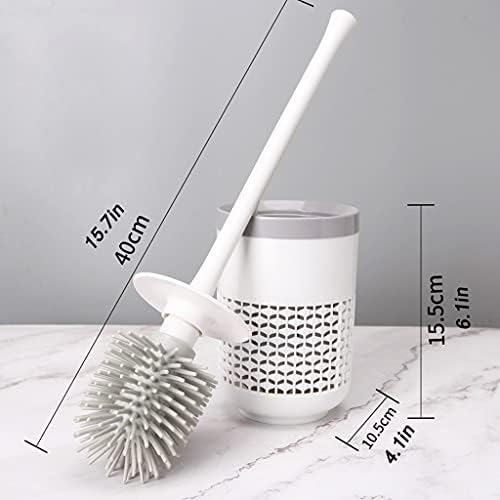 Stylish Toilet Brush with Holder for Easy Cleaning