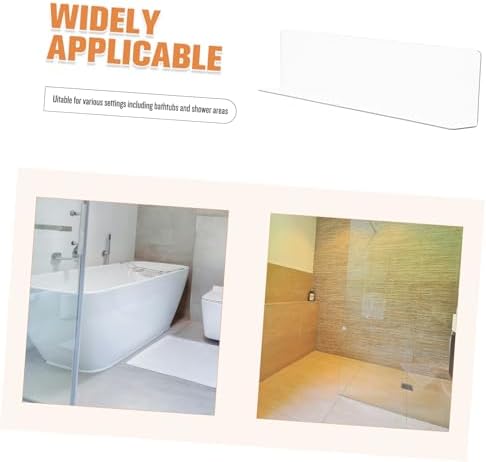 UKCOCO Shower Water Guard PVC Barrier for Tub and Bathroom Floors