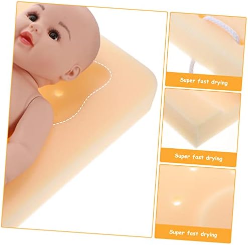 BESTYASH 1Pc Non-Slip Bath Sponge Mat for Comfortable Bathing