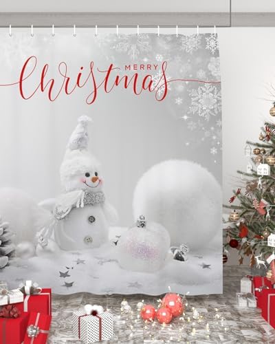 ZOE GARDEN Christmas Bathroom Set with Rug and Accessories