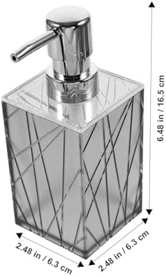 Alipis Bathroom Accessory Set with Shampoo Dispenser and Toothbrush Holder