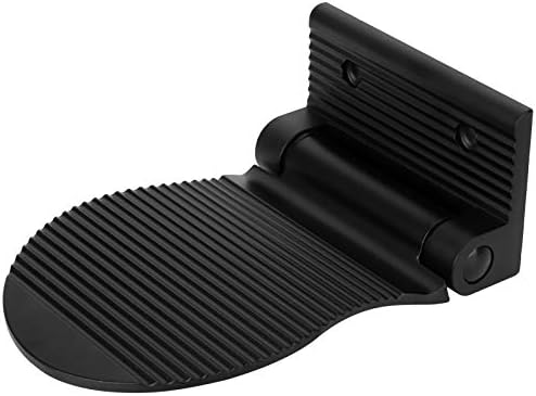 Shipenophy Aluminum Non-Slip Wall Mount Foot Rest for Bathroom and Hallway