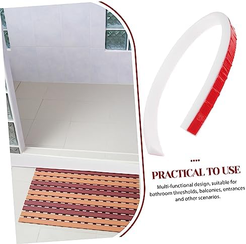 IWOWHERO 50cm Tub Drain Hair Catcher with Silicone Water Seal