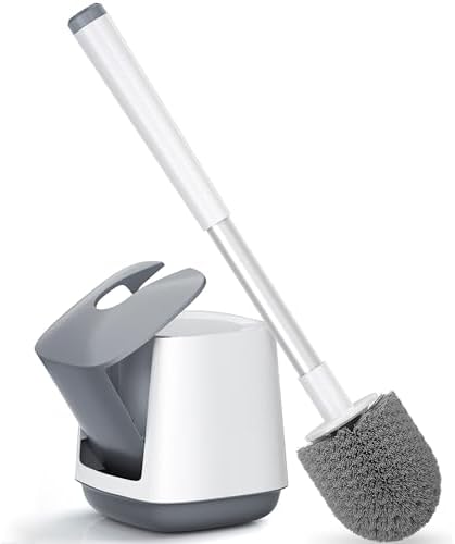 LOVLOY Toilet Brush with Automatic Holder and Tweezers 1