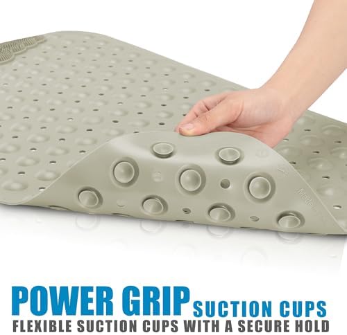 WANGRENL Non-Slip Bathtub Mat 2755 x 1574 Inches