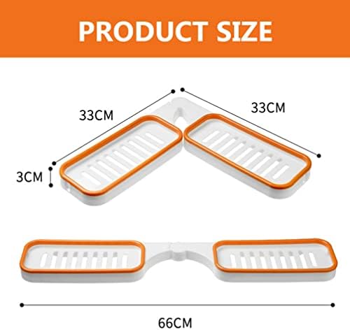 Beaupretty Shampoo Holder Organizer 2Pcs Wall Mount Shower Rack