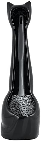 Allure Home Creation Black Cat Toilet Brush Holder and Brush Set 1