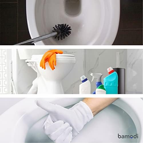 Bamodi Toilet Brush and Holder - Matt Black 1