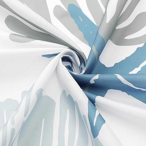 Gibelle Blue Nautical Shower Curtain 72x78 with Hooks