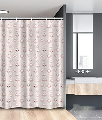 Ambesonne Pastel Stall Shower Curtain Set with Hooks