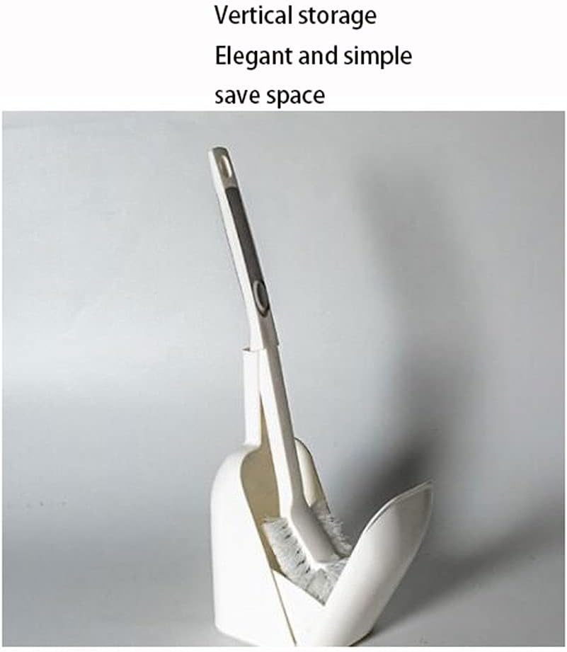YYDS Toilet Brush with Holder and Base for Easy Cleaning