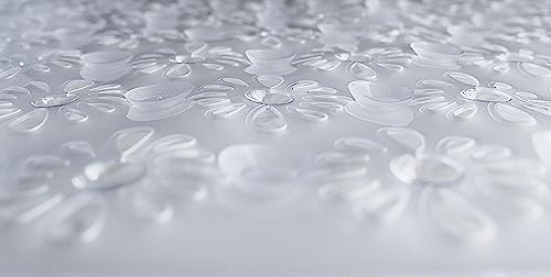 Splash Home Clear PVC Non-Slip Bathtub Mat
