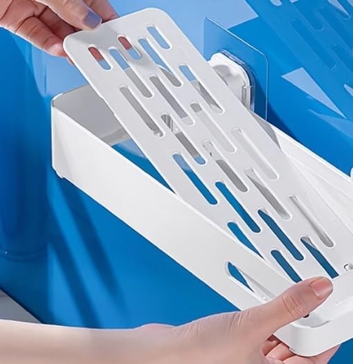 Shower Shelf Organizer Wall Mount Aluminum Caddy White