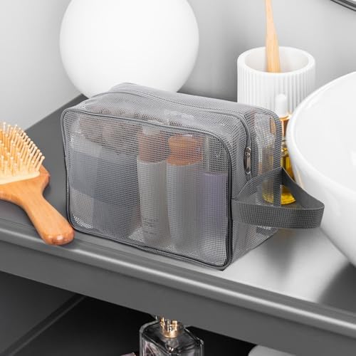 HJZHII Portable Mesh Shower Caddy with Handle
